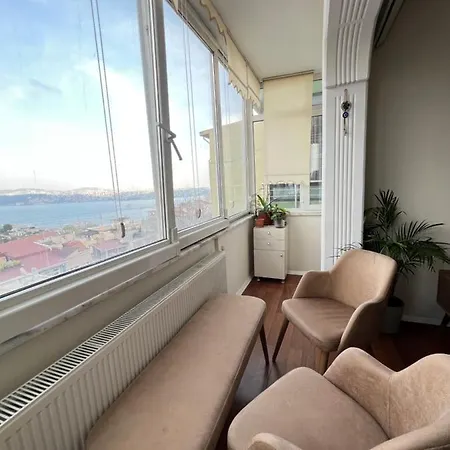 Amazing Bosphorus View, 2 Bedroom New Furnished In Center شقة اسطنبول