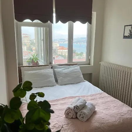 Amazing Bosphorus View, 2 Bedroom New Furnished In Center 아파트